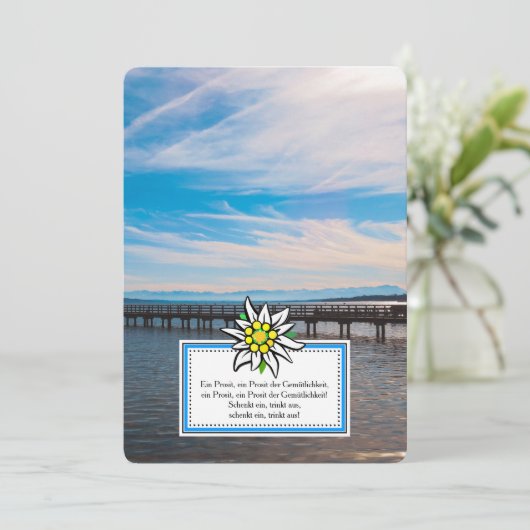 Oktoberfest Uitnodiging (Staand voorkant)