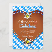 Oktoberfest Uitnodiging (Achterkant)