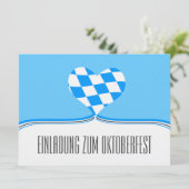 Oktoberfest Uitnodiging (Staand voorkant)