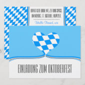 Oktoberfest Uitnodiging (Voorkant / Achterkant)