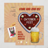 Oktoberfest Uitnodiging (Voorkant / Achterkant)
