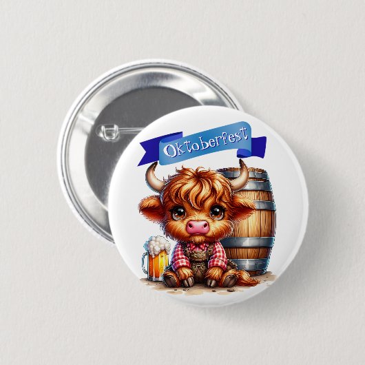 Oktoberfest vier Button (Voorkant /achterkant)