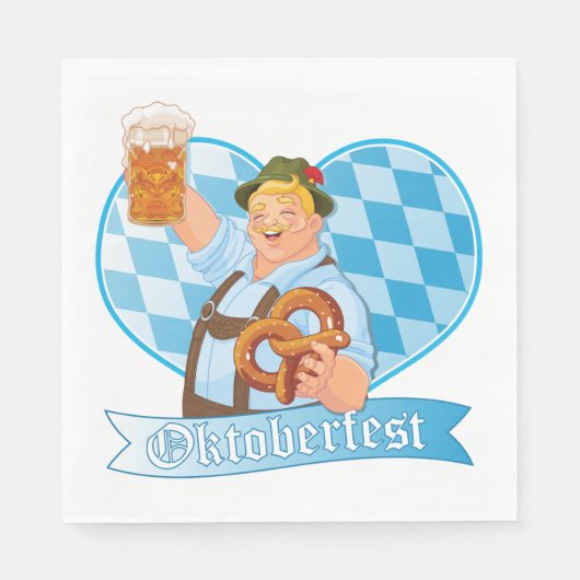 Oktoberfest-viering Servet (Voorkant)