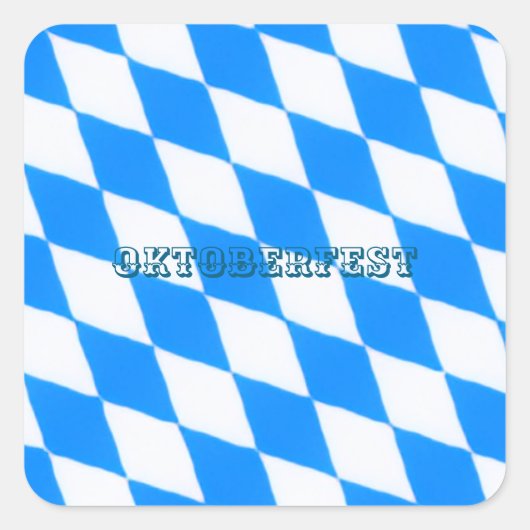 Oktoberfest Vierkante Sticker (Voorkant)