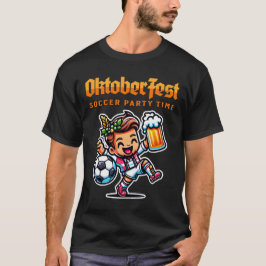 Oktoberfest Voetbal Bierfeest T-shirt