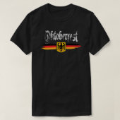 Oktoberfest wapen Duitse vlag voor mannen vrouwen T-shirt (Design voorkant)