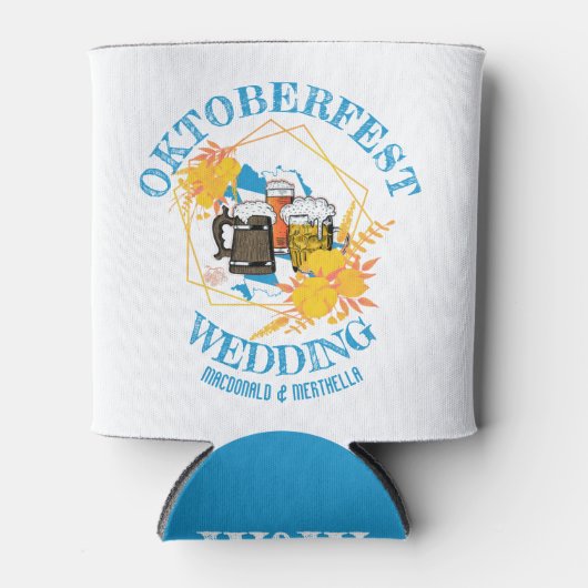 OKTOBERFEST Wedding Blikjeskoeler (Voorkant)