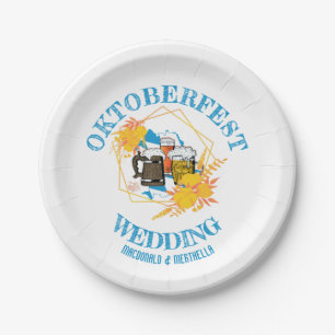 OKTOBERFEST Wedding Papieren Bordje