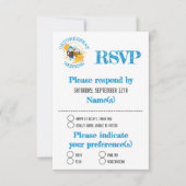 OKTOBERFEST Wedding RSVP Kaartje (Voorkant)