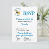 OKTOBERFEST Wedding RSVP Kaartje (Staand voorkant)