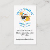 OKTOBERFEST WEDDING Website Informatiekaartje (Voorkant)