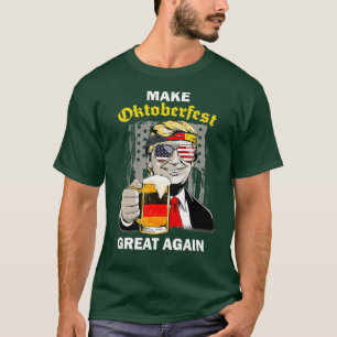 Oktoberfest weer geweldig Trump Germany Beer T-shirt