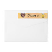 Oktoberfest Wraparound Return Adress Labels (Achterkant)