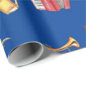 Oktoberfestmuziek Cadeaupapier (Rol Hoek)