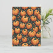 Oktoberkaart Bedankkaart (Staand voorkant)