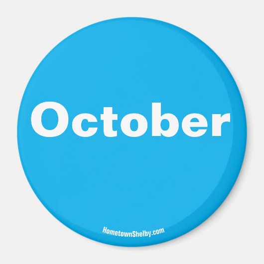oktobermagneet magneet (Voorkant)