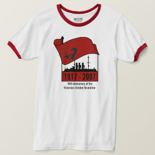 Oktoberrevolutie 90 jaar t-shirt