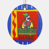 Oktobertest, voeg tekst toe, bewerkt keramisch ornament (Links)
