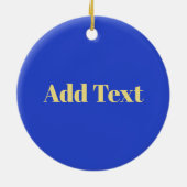 Oktobertest, voeg tekst toe, bewerkt keramisch ornament (Achterkant)