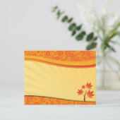 Oktobervertraging Briefkaart (Staand voorkant)