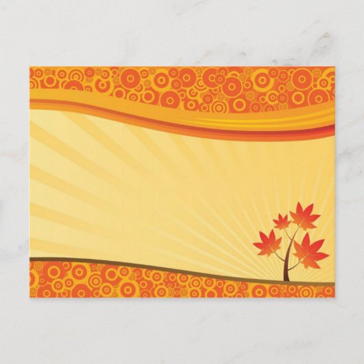 Oktobervertraging Briefkaart (Voorkant)