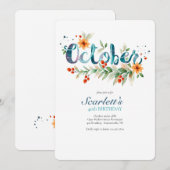 Oktoberviering Kaart (Voorkant / Achterkant)