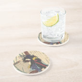 Okuda Sadaemon Zandsteen Onderzetter (Zijkant)