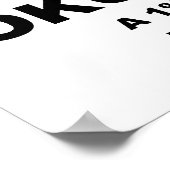 Okun's vuistregel (lineaire regressie-economie) poster (Hoek)