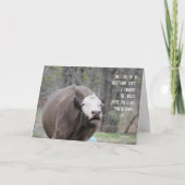 Ol' Bess Verjaardag Kaart (Voorkant)