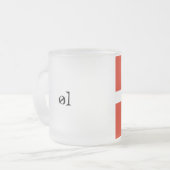 øl matglas koffiemok (Voorkant links)