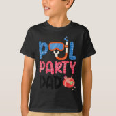 Ol Party Dad Fun With Floatie And Trocal Vibes Fat T-shirt (Voorkant)