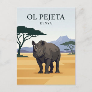 Ol Pejeta Conservancy Kenia Briefkaart