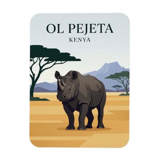 Ol Pejeta Conservancy Kenia Magneet (Verticaal)