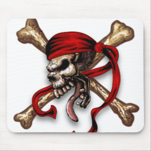 Ol Pirate Skull Muismat