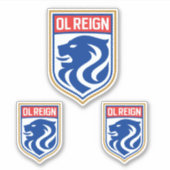 OL REIGN-NWSL-TEAM LOGO -USWNT STICKER (Voorkant)