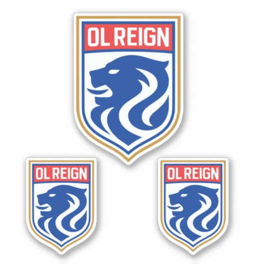 OL REIGN-NWSL-TEAM LOGO -USWNT STICKER (Voorkant)