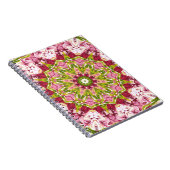 Ola Boo's Roze & Groene Kaleidescope Notitieboek (Rechterzijde)