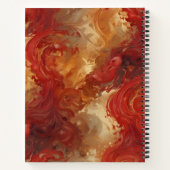 Ola de Oro y Carmesí Notitieboek (Achterkant)