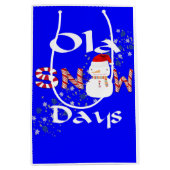 Ola, Snowman Snow Days kerstcadeaus Medium Cadeauzakje (Voorkant)