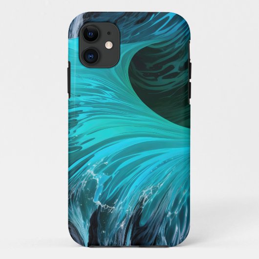 "Ola Tiburón" Blauwe Haai Wave Case-Mate iPhone Case (Achterkant)