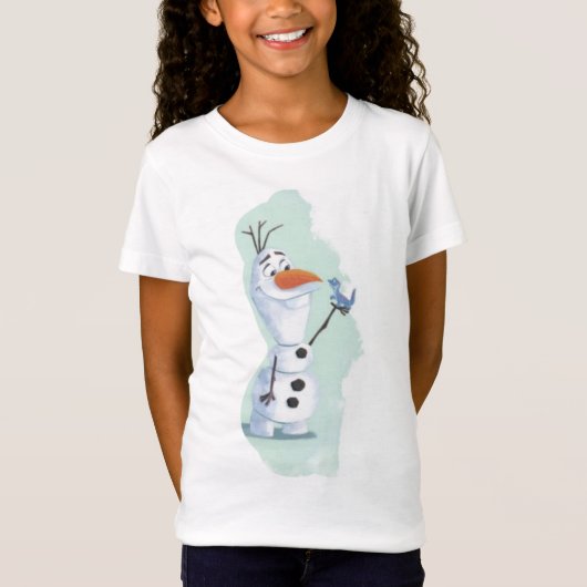 Olaf en een kleine vriend t-shirt (Voorkant)