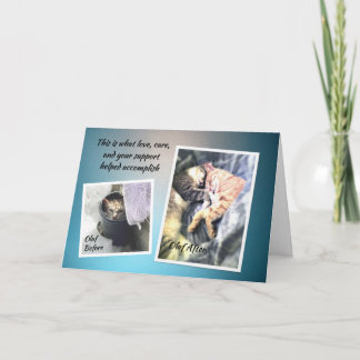 Olaf - Hartelijk dank Kaart