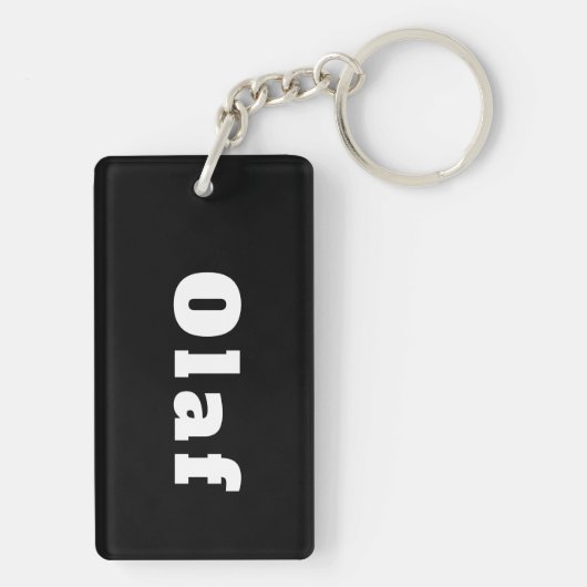 Olaf Sleutelhanger (achterkant)