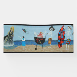 Olamendies muurschildering spandoek