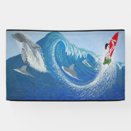 Olamendies muurschildering spandoek