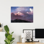 Olana in de wolken van de Frederic Edwin Church Poster (Thuiskantoor)