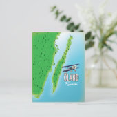 Öland Zweden eiland kaart (Staand voorkant)