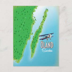 Öland Zweden eiland kaart