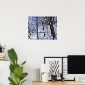 "OLANDER PARK IN SNOW" POSTER (Thuiskantoor)