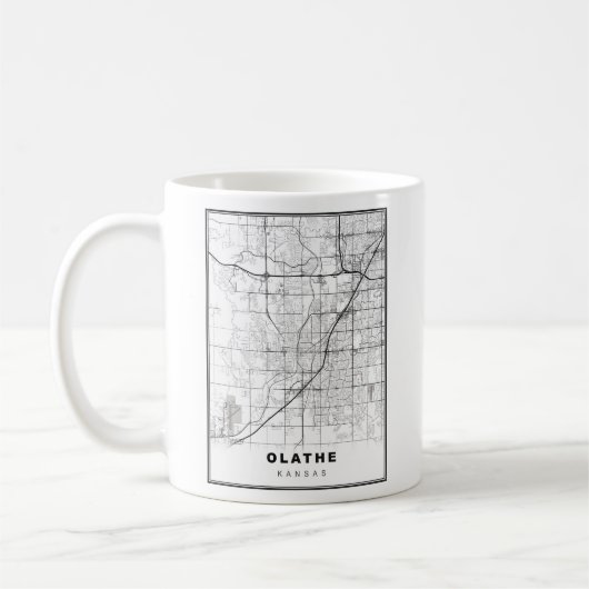 Olathe Kaart Koffiemok (Links)